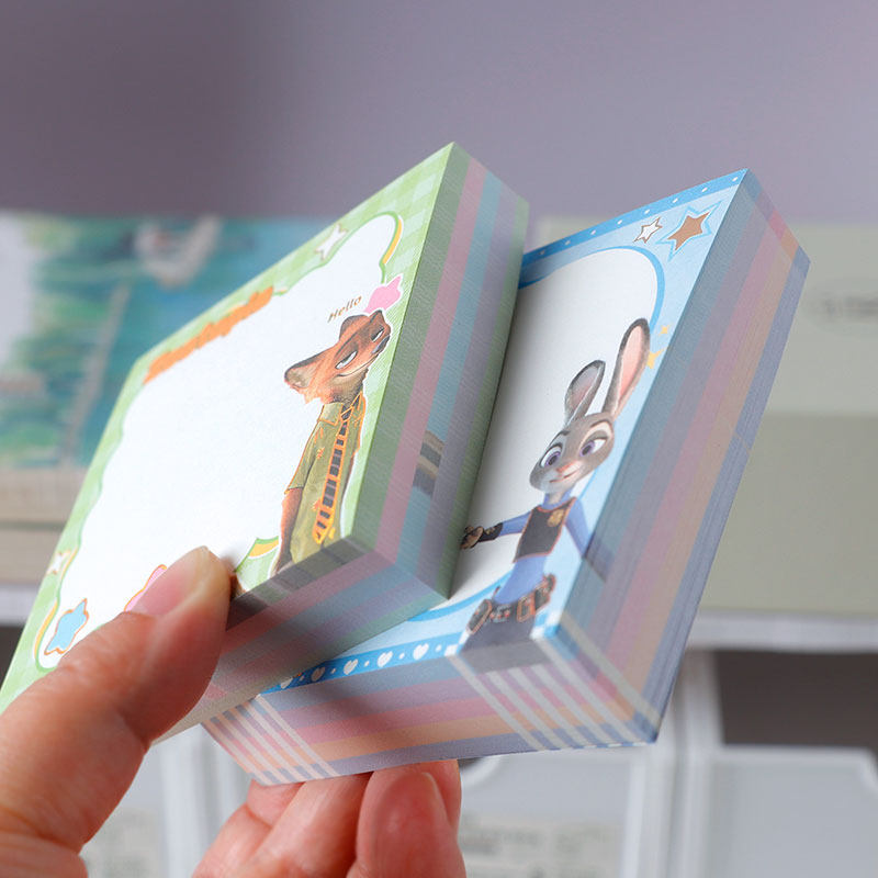 疯狂动物城便签200张加厚纸砖可爱学生留言便条纸卡通记事小本子,淘宝优惠券,粉丝福利购,淘宝优惠卷