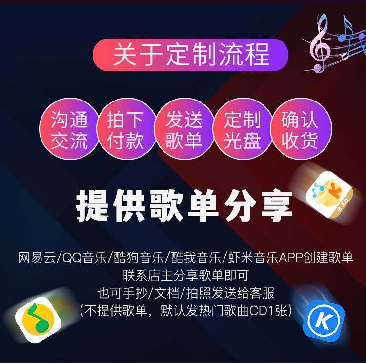 车载cd定制自选曲目歌曲制作刻录无损高音质音乐CD碟片大容量黑胶 - 图1