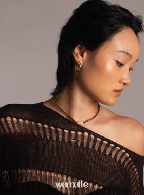 wumulle原创黑棕系编绳项链