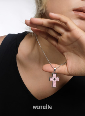 wumulle可甜可咸十字架锁骨链