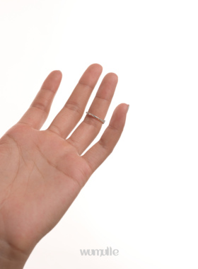 wumull男女S925银别针尾戒