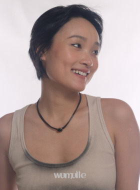 虎眼石多层颈链wumulle蜡绳