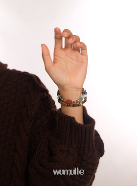 原创设计气质天然石手串轻奢
