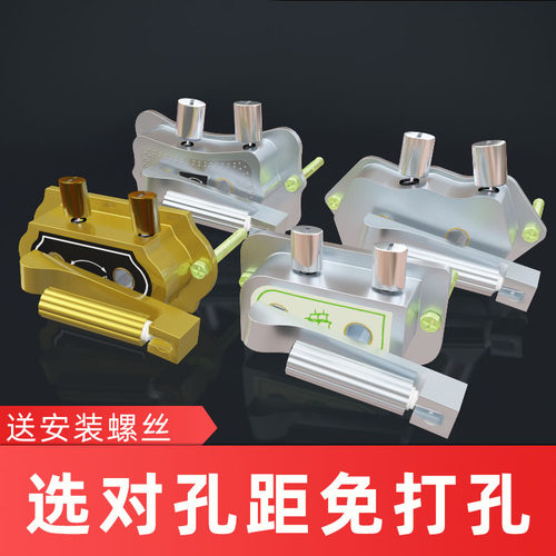 晾衣架手摇器通用维修配件双杆升降器摇把升降盒绞盘免打孔自锁器 - 图2
