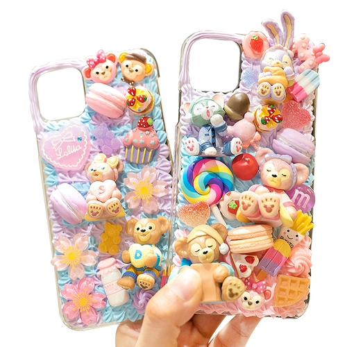 Кремовый чехол для телефона, комплект, DIY