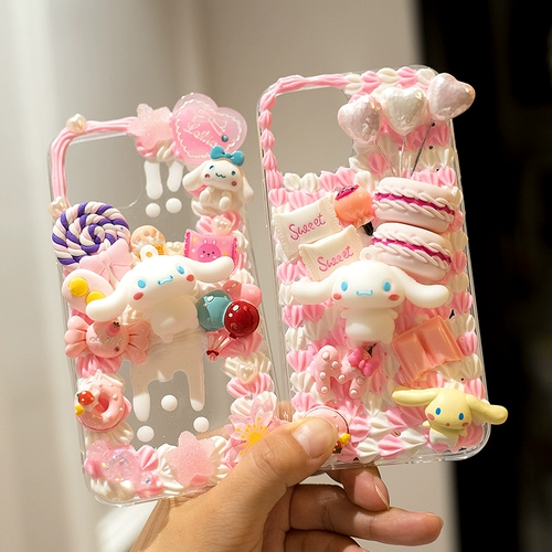 Кремовый чехол для телефона, комплект, DIY