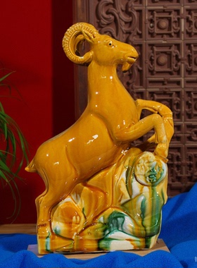 陶瓷招财中式书房美观