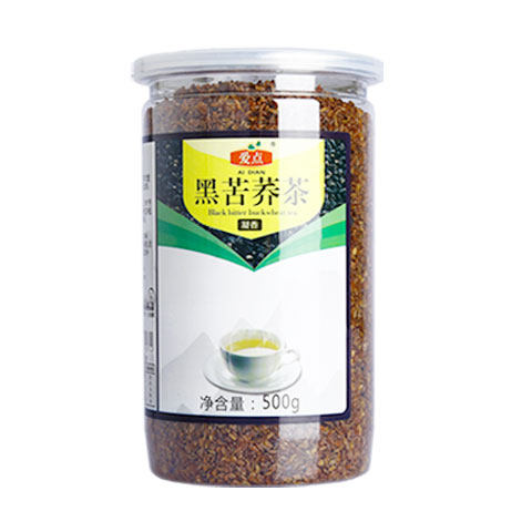 爱点黑苦荞茶麦茶苦荞茶乔麦茶饭店专用苦荞麦茶苦乔茶罐装500g - 图3