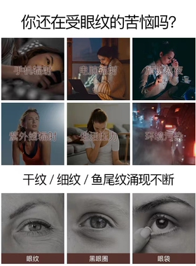 【屈臣新款】6D微晶眼贴膜眼袋提拉紧致黑眼圈细纹正品淡化
