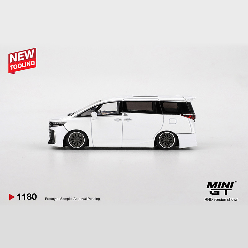 驰誉模型 MINIGT 1:64 #1180 丰田威尔法 40 KUHL 白色 合金车模,淘宝优惠券,粉丝福利购,淘宝优惠卷