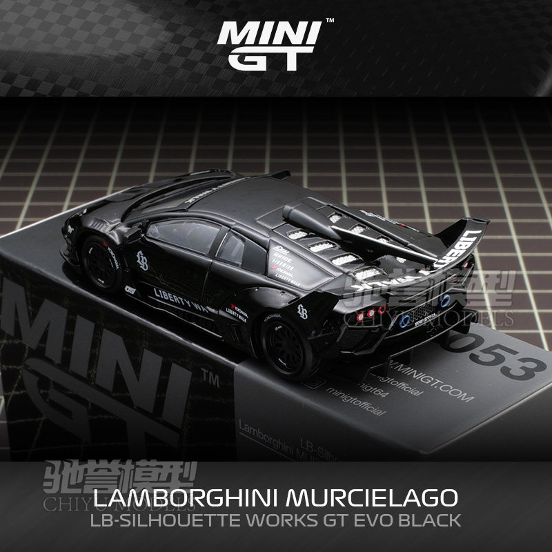 驰誉模型 MINIGT 1:64 兰博基尼 超级剪影 合金车模 #1053 - 图2