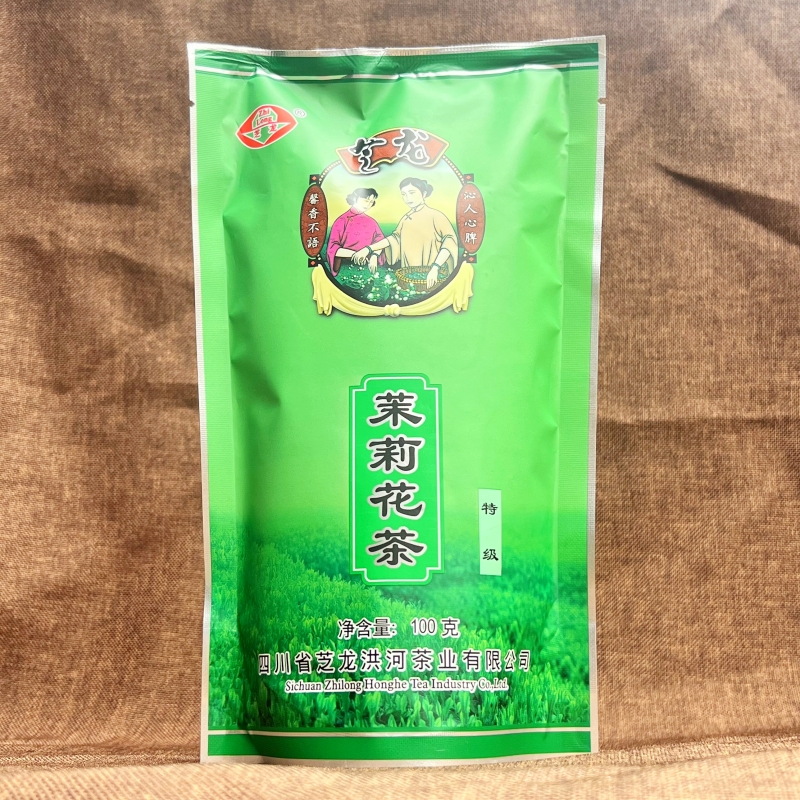 四川茉莉花茶100g/200g袋装成都龙泉芝龙红河茶业浓香型特级茶叶 - 图2