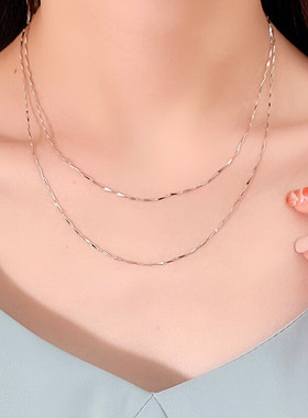 PT950铂金项链18k白金项链纯金链