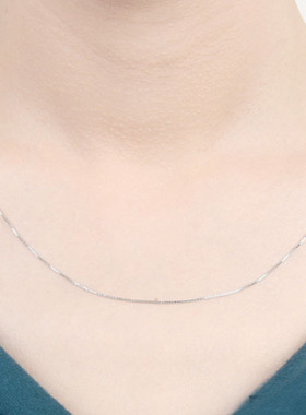 PT950白金项链18k白金颈链锁骨链