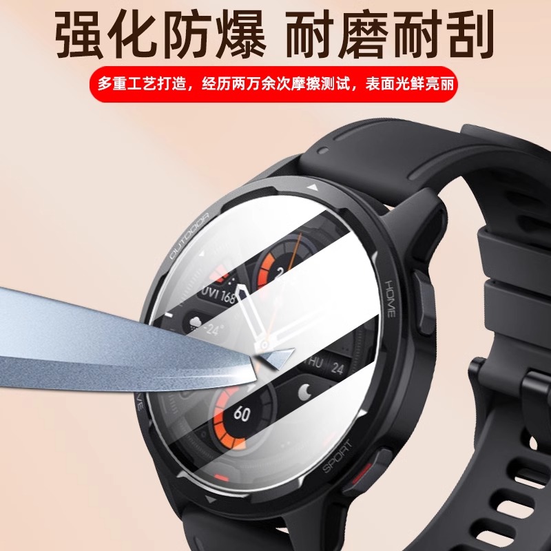 锐播适用于荣耀手表5pro保护膜全屏黑边honor Watch5手表膜智能超清贴膜软膜防摔 - 图2