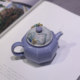 ບໍ່ມີການຫຼຸດລົງສີມ່ວງ underglaze ສີມື painted orchid octagonal pot Jingdezhen handmade ceramic teapot ball hole kung fu teapot