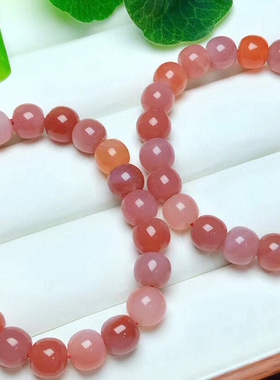 天然盐源玛瑙老型桶珠单圈手链女款民族风时尚水晶手串饰品