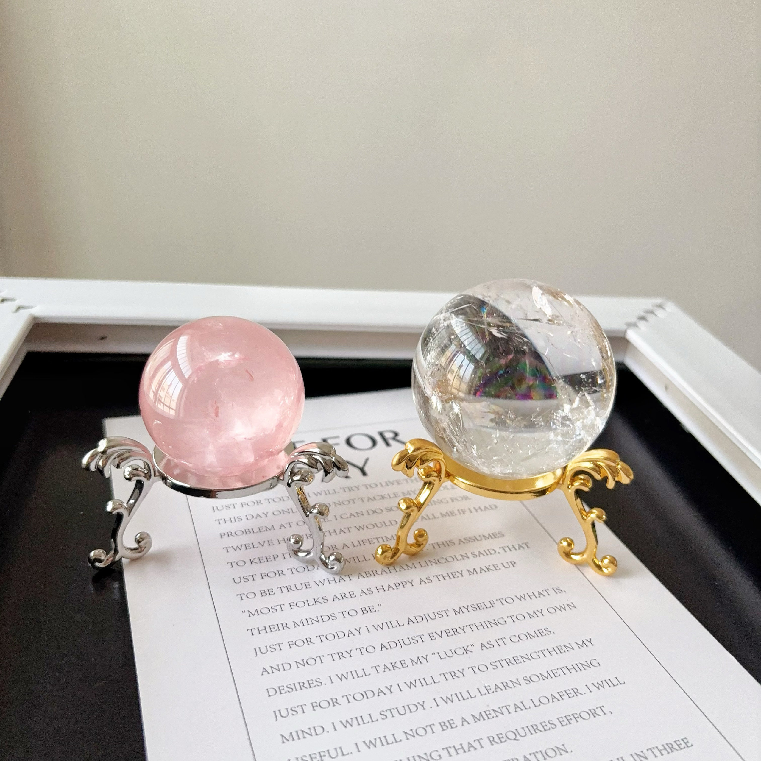 金属水晶球底座圆球原石时尚摆件合金支架海浪经典镀金银三角支架,淘宝优惠券,粉丝福利购,淘宝优惠卷