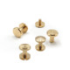 Brass high-quality leather goods box buns and mother nails strength factory