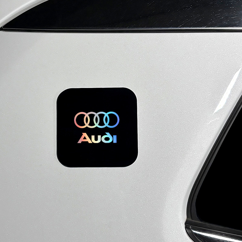 适用于奥迪a6l/a4l/q5l/a3/q3/q2l/q7/A8汽车反光车贴车身油箱盖 - 图0