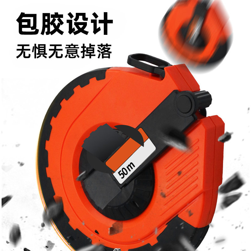 防滑卷尺布尺卷尺皮尺布卷尺拉尺子20 30 50 100米软尺卷测量地尺 - 图1