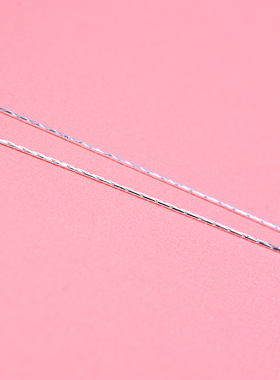 纯银日韩风饰品学生竹节链