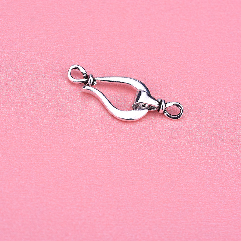 S925纯银 复古做旧 问号扣项链手链连接扣 手工编织首饰diy配件,淘宝优惠券,粉丝福利购,淘宝优惠卷