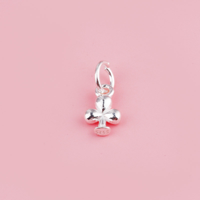 S925纯银桃心梅花 树 坠子十字架挂件手链耳饰编绳串珠diy银配件,淘宝优惠券,粉丝福利购,淘宝优惠卷