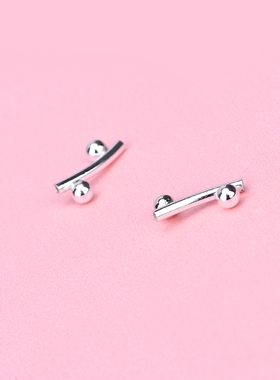 diys925光面管子串珠饰品材料