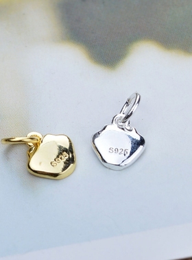 饰品滴胶小脚丫戒指diy串珠吊坠