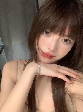 轻奢薄荷绿天然石小众设计手链女