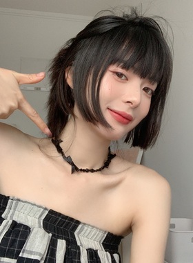 真理商店NANA/韩国ins风夏季甜酷蝴蝶结小众设计百搭颈链锁骨项链