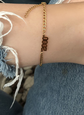 Neckontheline年份脚链足链