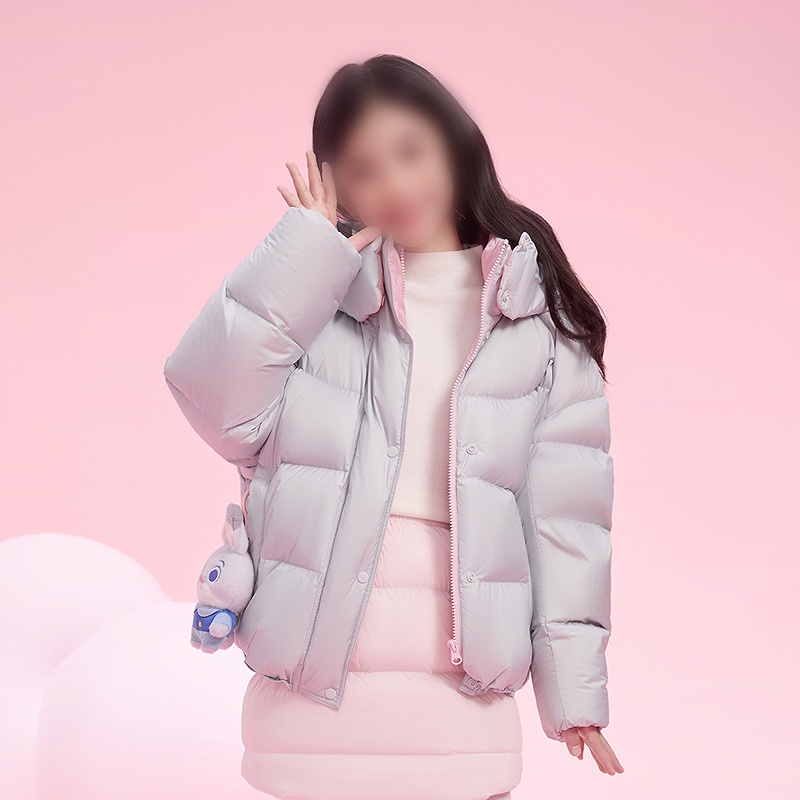 素衣拾光3650秋冬女童短款羽绒服纸样泡芙保暖防寒服厚面包服样板 - 图3