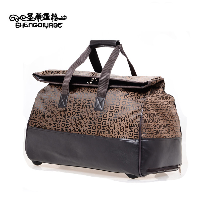 圣蒂亚格大容量拉杆女登机男拉杆包 圣蒂亚格旅行袋