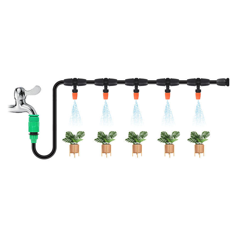 雾化喷淋自动浇水浇花神器微喷头喷雾器降温工地降尘灌溉喷灌系统 - 图0