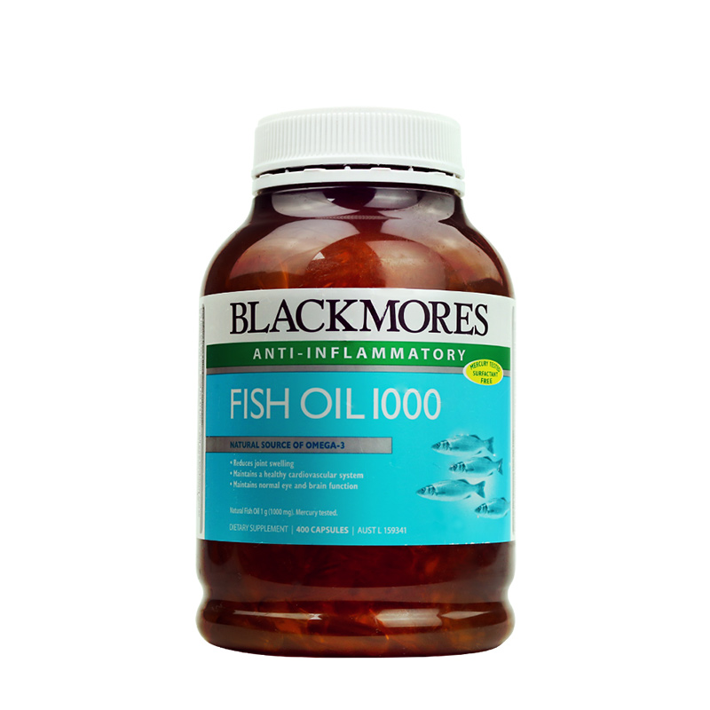 careplus海外旗舰店澳洲Blackmores进口深海鱼鱼油软胶囊中老年人dha非鱼肝油澳佳宝2