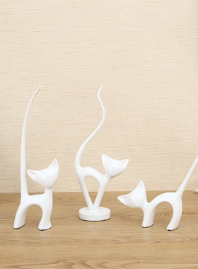 招财猫家居客厅酒柜隔断小摆件