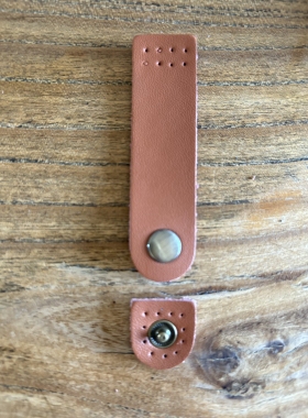 真皮皮头搭扣 手工DIY包包皮扣配件 DIY配件真皮搭扣