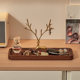Solid wood door key storage porch ornament tray light luxury high-end home decoration rack housewarming gift