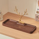 Solid wood door key storage porch ornament tray light luxury high-end home decoration rack housewarming gift