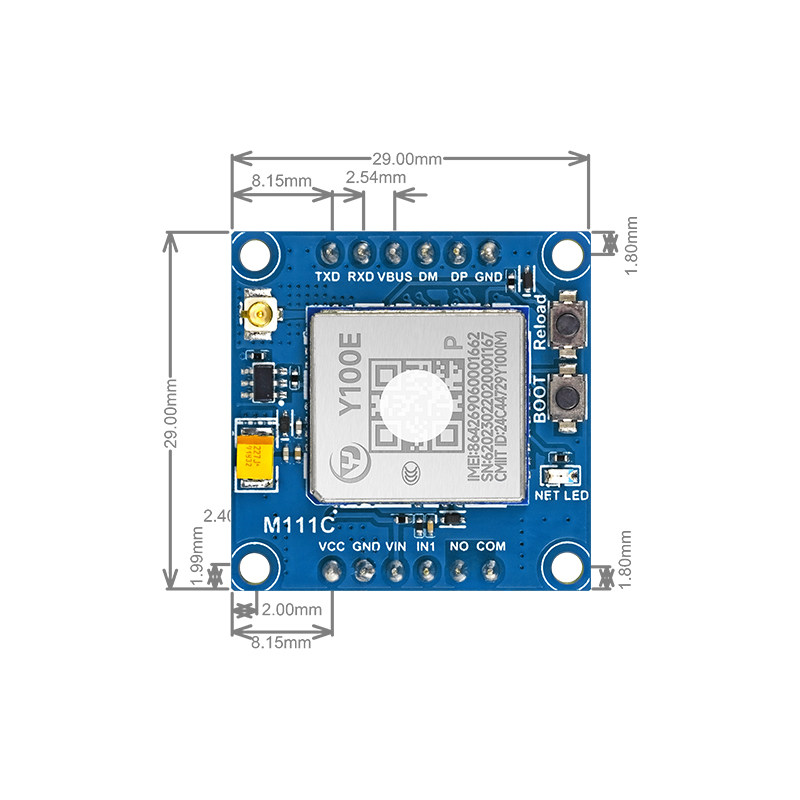 Yinerda 4G mobile phone applet remote control switch wireless module low voltage relay control small size
