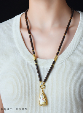 泰国佛牌链唐卡挂链百搭毛衣链