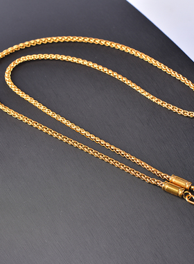 钛钢男女款毛衣链佛牌链