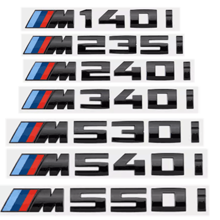 适于宝马M数字标宝马M140i M340i M540i M550i M760Li车标字标 - 图1