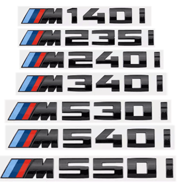适于宝马M数字标宝马M140i M340i M540i M550i M760Li车标字标