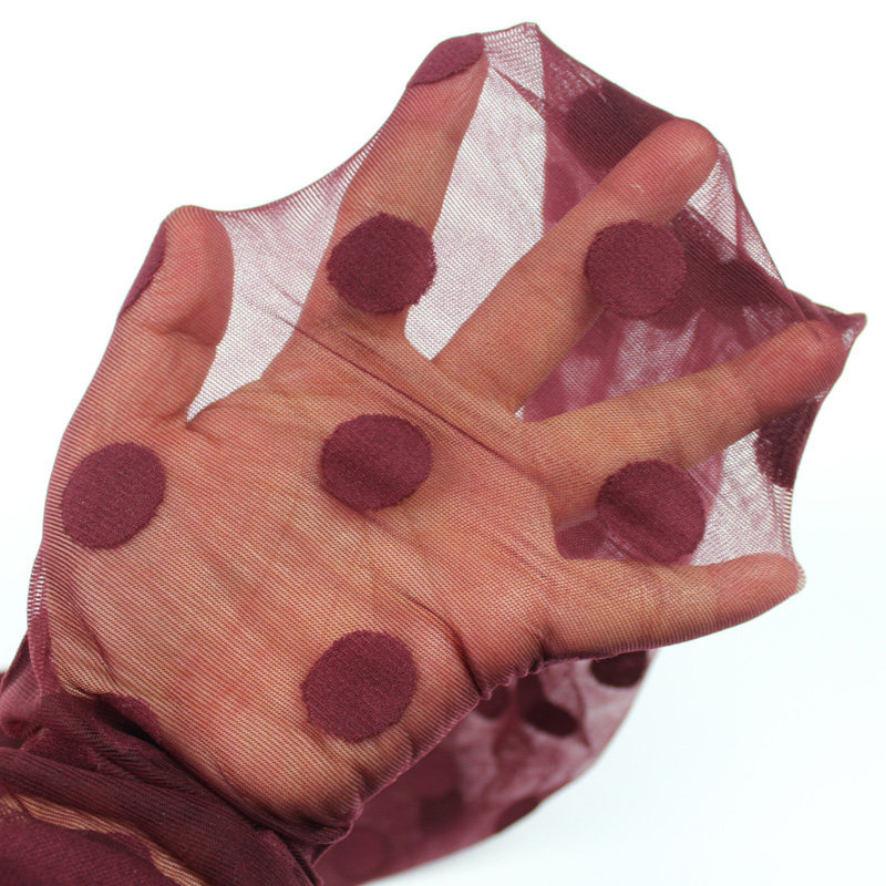 复古大波点丝袜个性纯欲风黑色酒红提花圆点性感辣妹ins连裤袜女,淘宝优惠券,粉丝福利购,淘宝优惠卷