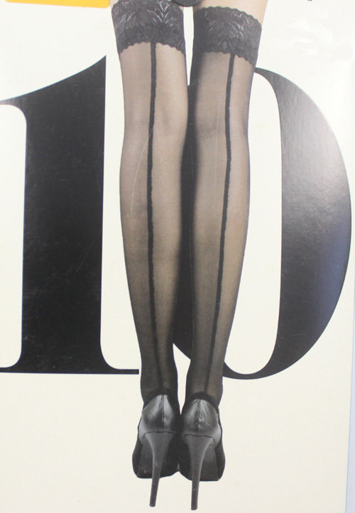 超薄过膝黑丝长筒袜硅胶防滑蕾丝提花点点 高筒袜性感包芯丝女夏,淘宝优惠券,粉丝福利购,淘宝优惠卷