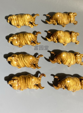 金丝楠木牛气冲天华尔街旺运神牛摆天然随型手工雕刻工艺品