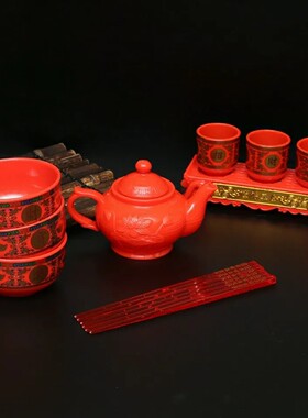塑料招财进宝供杯供盘供碗酒杯拜佛供奉菩萨财神茶壶酒壶供筷